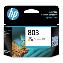 惠普803原装彩色墨盒（HP）803彩色墨盒标准版 适用hp deskjet 1111/1112/2131/2132/2621/2622打印机 彩色墨盒