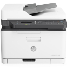 惠普 （HP） 179fnw锐系列 彩色激光多功能一体机四合一打印复印扫描传真自动进稿器 M177fw升级网络无线