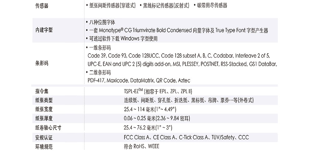 TSC TTP-244pro不干胶打印机标签条码打印机热敏二维码合格证水洗唛 TSC-244pro(203dpi)标签打印机