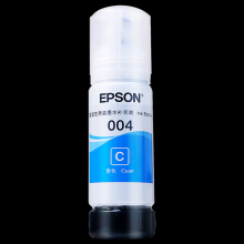 爱普生004系列T00U2原装墨水青色(蓝色)单只装(适用L125X/L325X/L326X/L355X/L529X/L311X/L315X/L316X系列等）