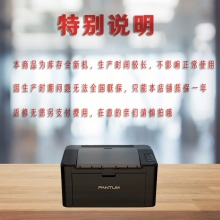 奔图P2500NW A4黑白激光打印机单打印功能商用办公家用学生作业试卷打印机USB/有线网络/无线连接
